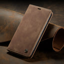 Magnetische Wallet Hülle, Flip Case | Samsung – Braun