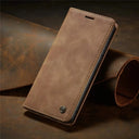 Magnetische Wallet Hülle, Flip Case | Samsung – Braun