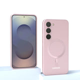 MagSafe Silikon Samsung Huelle pink