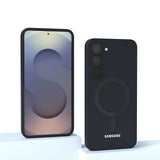 MagSafe Silikon Samsung Huelle schwarz