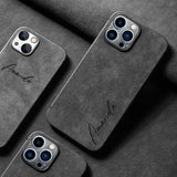 Personalisierte iPhone Hülle Alcantara