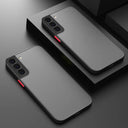 Matte Samsung Hülle – Schwarz