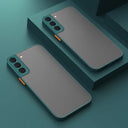 Matte Samsung Hülle – Dunkelrün