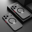 Matte MagSafe iPhone Hülle – Schwarz