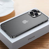 Metall Hülle iPhone - Aluminium schwarz