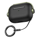 Airpods Cover Keychain Cover – Schwarz-Armgrün