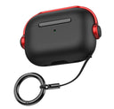 Airpods Cover Keychain Cover – Schwarz-Rot