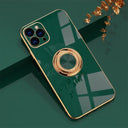 iPhone Hülle mit Magnetring | Luxury Slim – Dark Grün