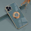 iPhone Hülle mit Magnetring | Luxury Slim – Grau