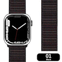 Apple Watch Armband | Sportliches Nylon Loop – Black