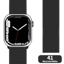 Apple Watch Armband | Sportliches Nylon Loop – Black and White